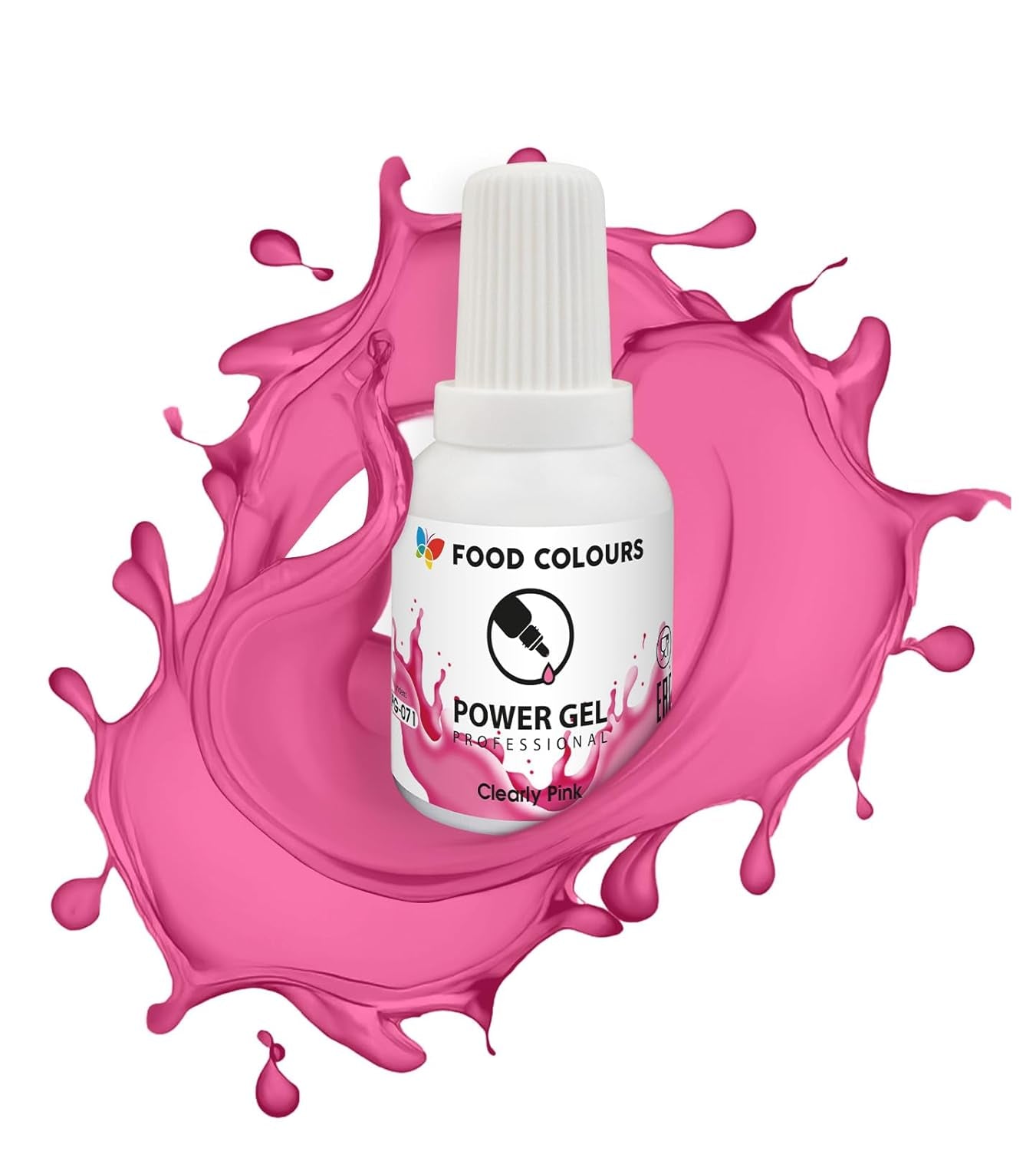 Gel madfarve, beige, champagnefarve, 20 g. Food coloring for a wide range of applications for decorating cakes, tarts, cream, sponge cake, royal icing, macarons.