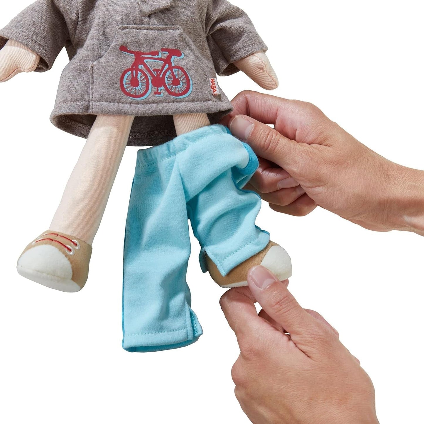HABA 306528 - Lian Doll - Plys dukke til børn fra 18 måneder til leg og kram lavet af bløde materialer - Størrelse: 30 cm Naty Shop Dolls