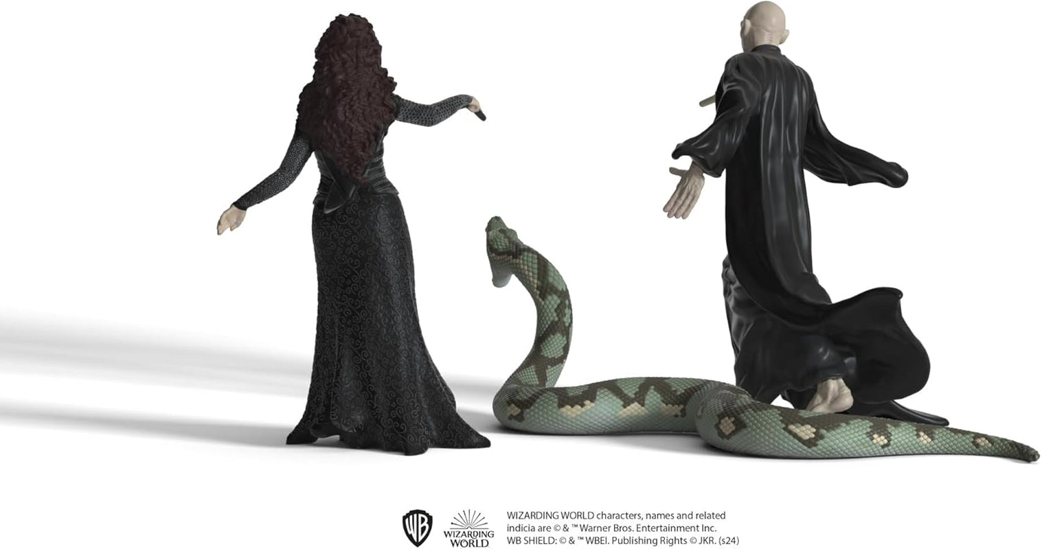 Schleich 42684 Lord Voldemort, Nagini & Bellatrix Lestrange, Fra 6 år, HARRY POTTER - legefigur, 21 X 16 X 18 cm Actionfigurer Naty Shop