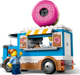 LEGO City Donut Truck - Legetøjsmadvogn med 2 politiminifigurer - Byggelegetøj til drenge og piger på 5+ - Fødselsdags- og feriegaveidé 60452 Byggesæt Besuche den LEGO-Store