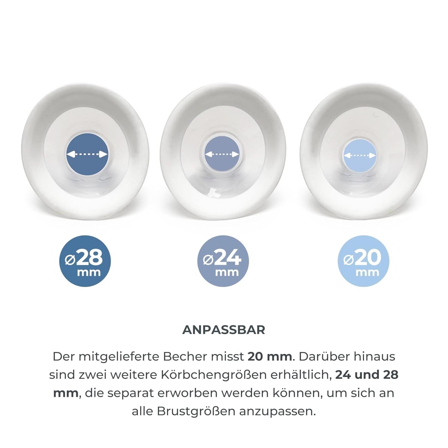 Nuvita Effektivt dobbelt pumpesæt til Materno Smart X - 1287KDX | Komplet sæt tilbehør, anti-kolik flaske godkendt af Aio Accesorii Hrana si Alattare Bebe Naty Shop
