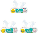 Følsomme babyvådservietter, 260 servietter (5 x 52), parfumefri, til skånsom rengøring (pakke med 3)