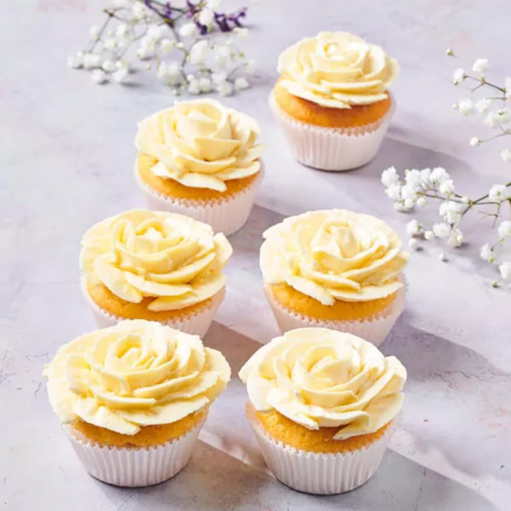 Funcakes Mix Für Schweizer Baiser Buttercreme: Einfach Zu Berübenen, Cremig, Perfekt Zum Dekorieren, Abdecken Und Füllen Von Kuchen, Belag Auf Cupcakes. 400 G. Blanding til bagning og madlavning Naty Shop