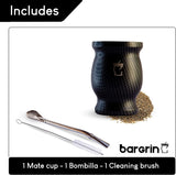 Mate tesæt - Mate krus - Mate og Bombilla Sæt - Tekopper - Dobbeltvæg Design Mate krus - Yerba Mate krussæt