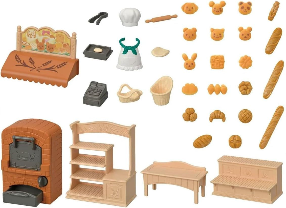Sylvanian Families 5536 Starter House Bageri Sæt - Dukkehus Legesæt Dukkehuse Naty Shop