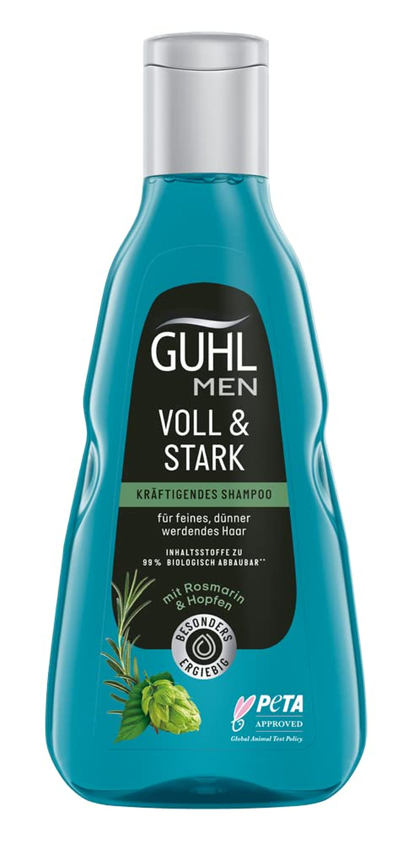Guhl Men Full & Strong Shampoo - Hårtype: Tynd, fin, normal Brusebad og bad Guhl 250 ml