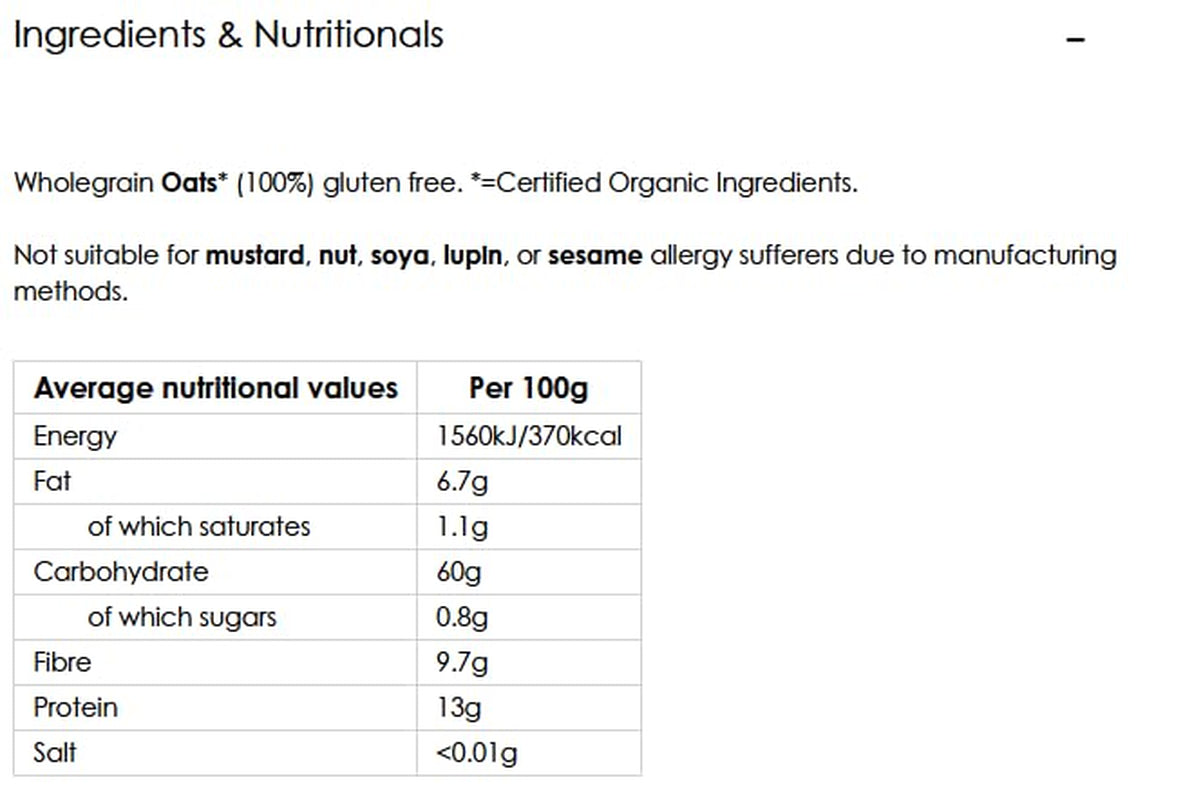 - Økologisk glutenfri havregryn (4 x 1 kg), fuldkorns havregryn, glutenfri morgenmadsprodukter, fiberrig og naturlig vegansk, 100 % bæredygtig papiremballage, plastfri