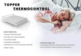 MB Home Italia, Topper, Termokontrol, Dobbelt 160X195 Cm Dyner og quilts Naty Shop