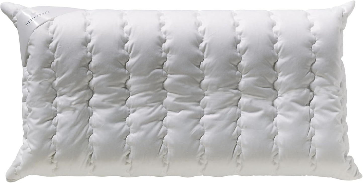 Billerbeck Pillow S20 Latex - Nakkepude i 40 X 80 Cm - Nakkestøttepude med blød latexkerne, hvid Naty Shop Latex standardpuder