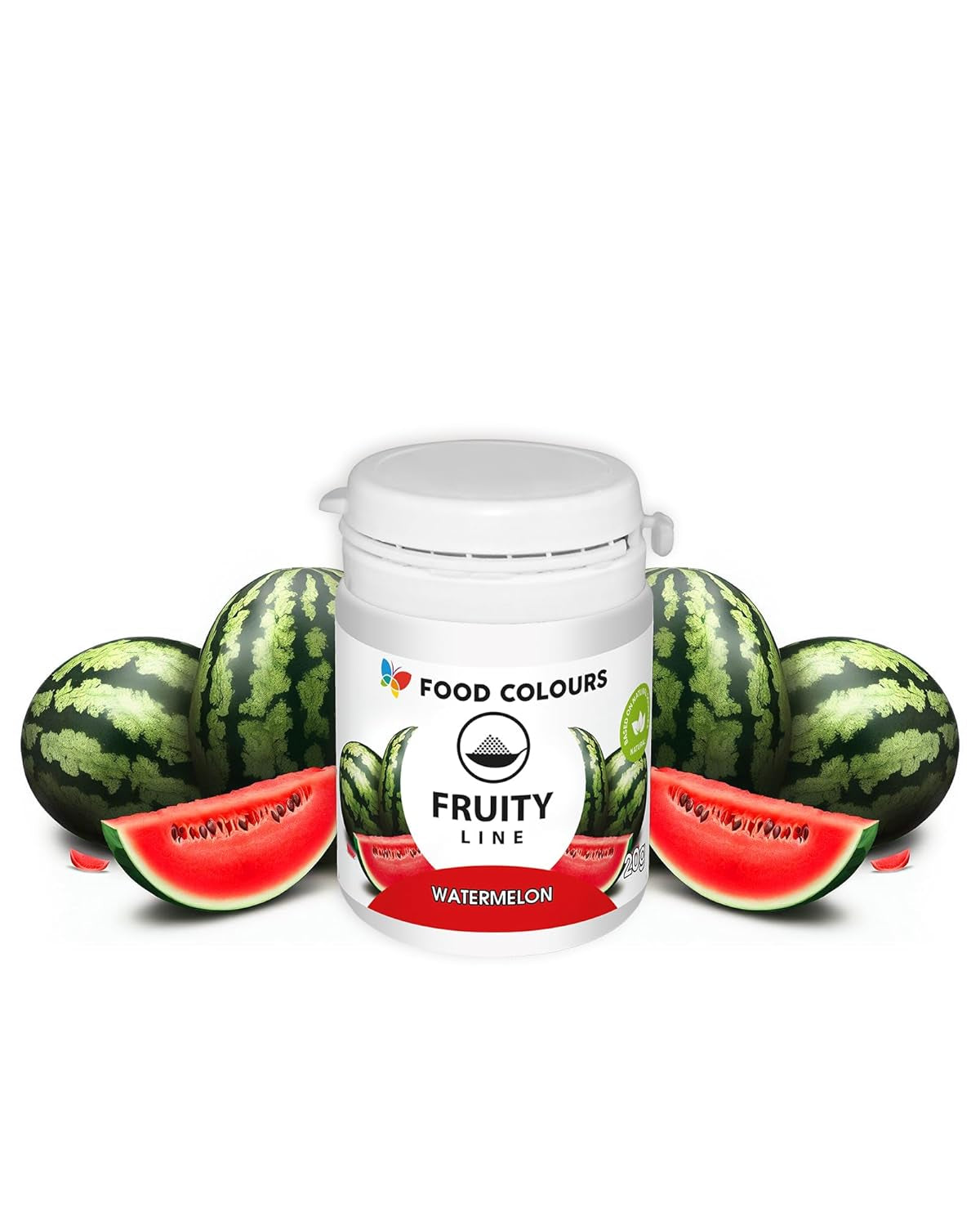 Madfarvepulver naturlig farve Fruity Line BLUEBERRY 20G naturligt farvepulver til cremer glasur svampdej i pulverform madfarve til drinks gelé