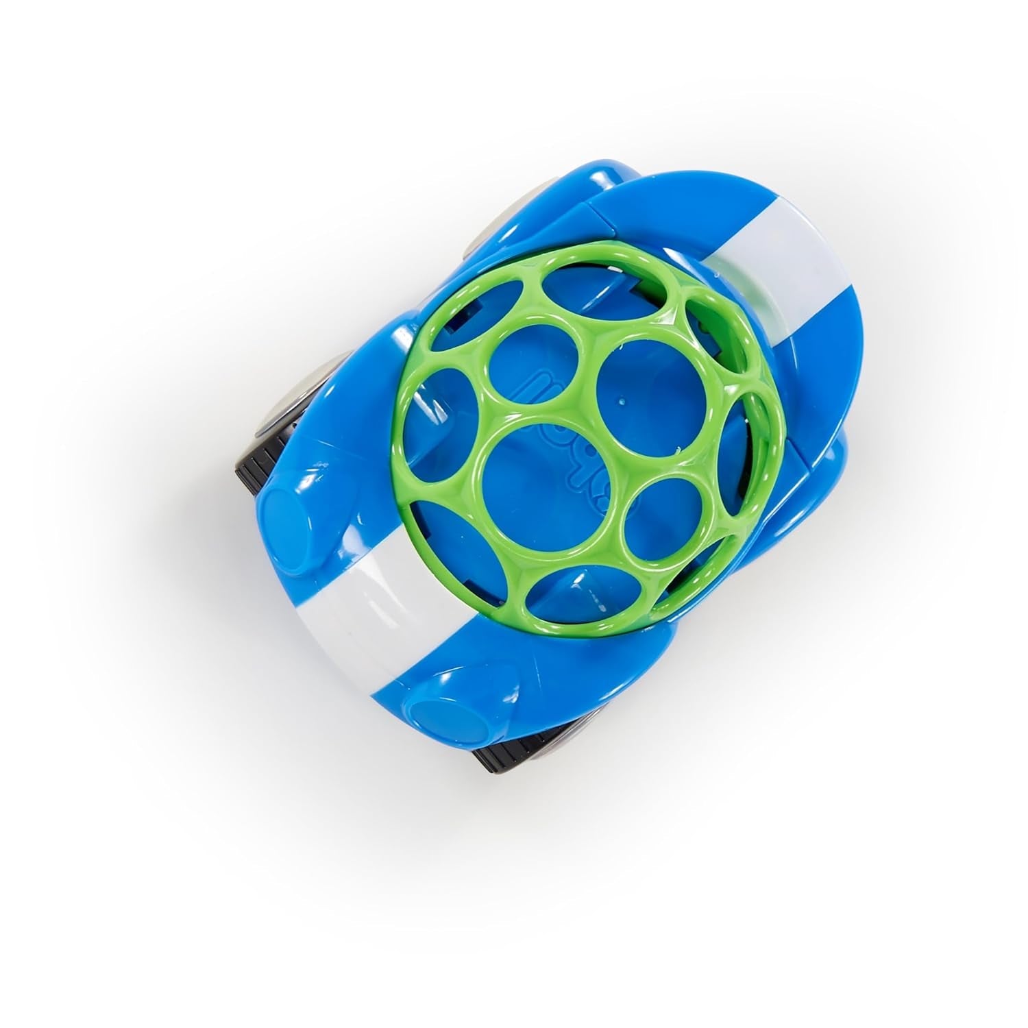 Bright Starts, Oball, Rattle Legetøjsbil, Grøn-Blå Babylegetøj Naty Shop