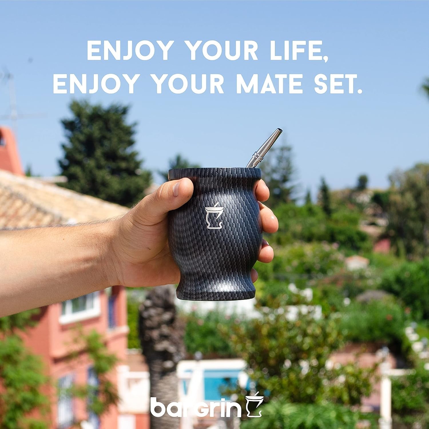 Mate tesæt - Mate krus - Mate og Bombilla Sæt - Tekopper - Dobbeltvæg Design Mate krus - Yerba Mate krussæt