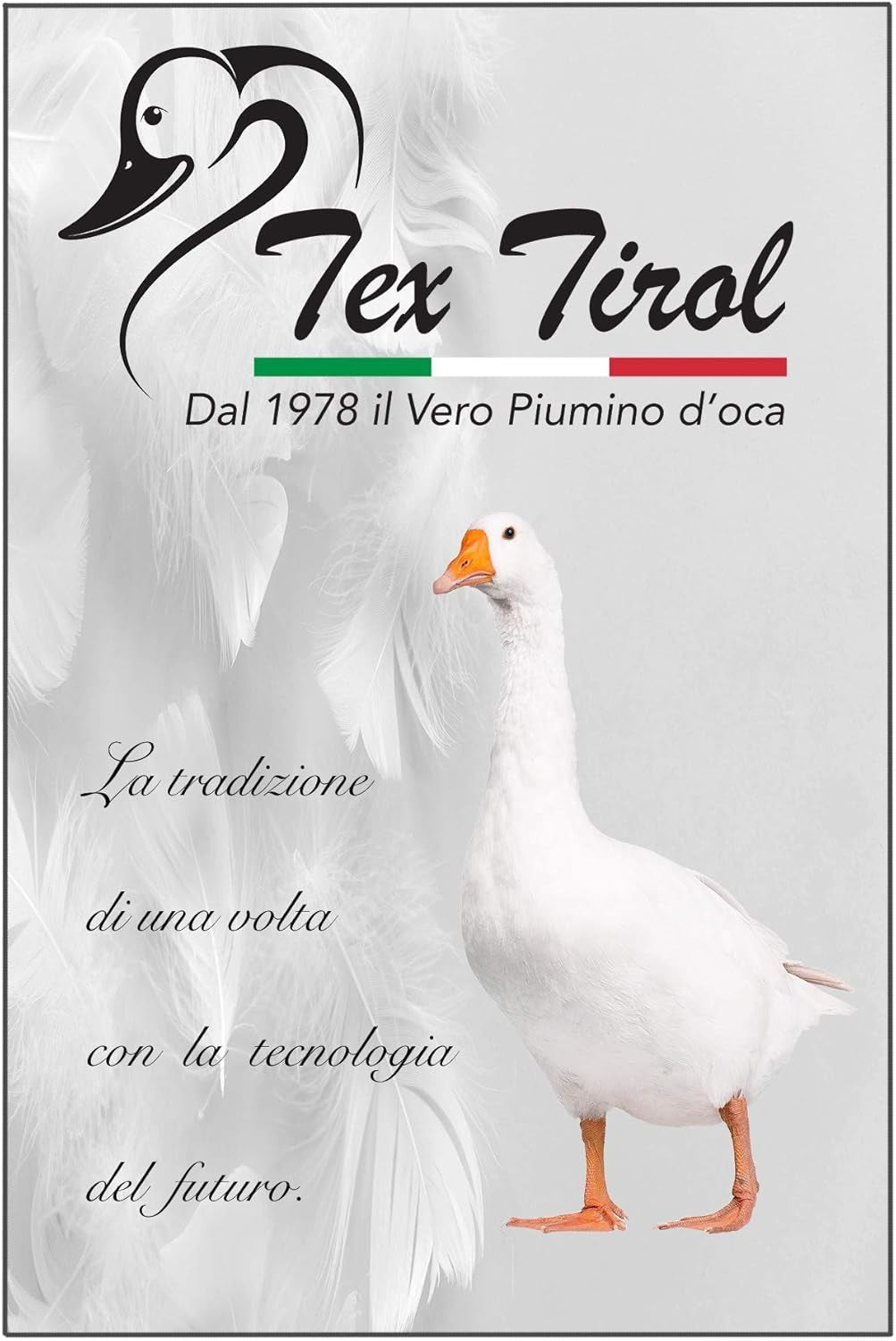 Dolomiti Tex Tirol pude, dun, gåsedun Naty Shop standard puder