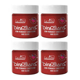 Vejledning semi-permanent hårfarve 100ml tube - Deep Purple Naty Shop Poppy rød hårfarve 100 Ml (pakke med 4)