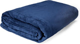 HOMLA Fluffy og varm rød fleece tæppe - til sofa og seng Komfortabel tæppe Sofa tæppe Stue tæppe - nem at vedligeholde 150 X 200 cm Pink Senge og tæpper Besuche den HOMLA-Store Navy Blue Mukava Polyester 200X220 Cm