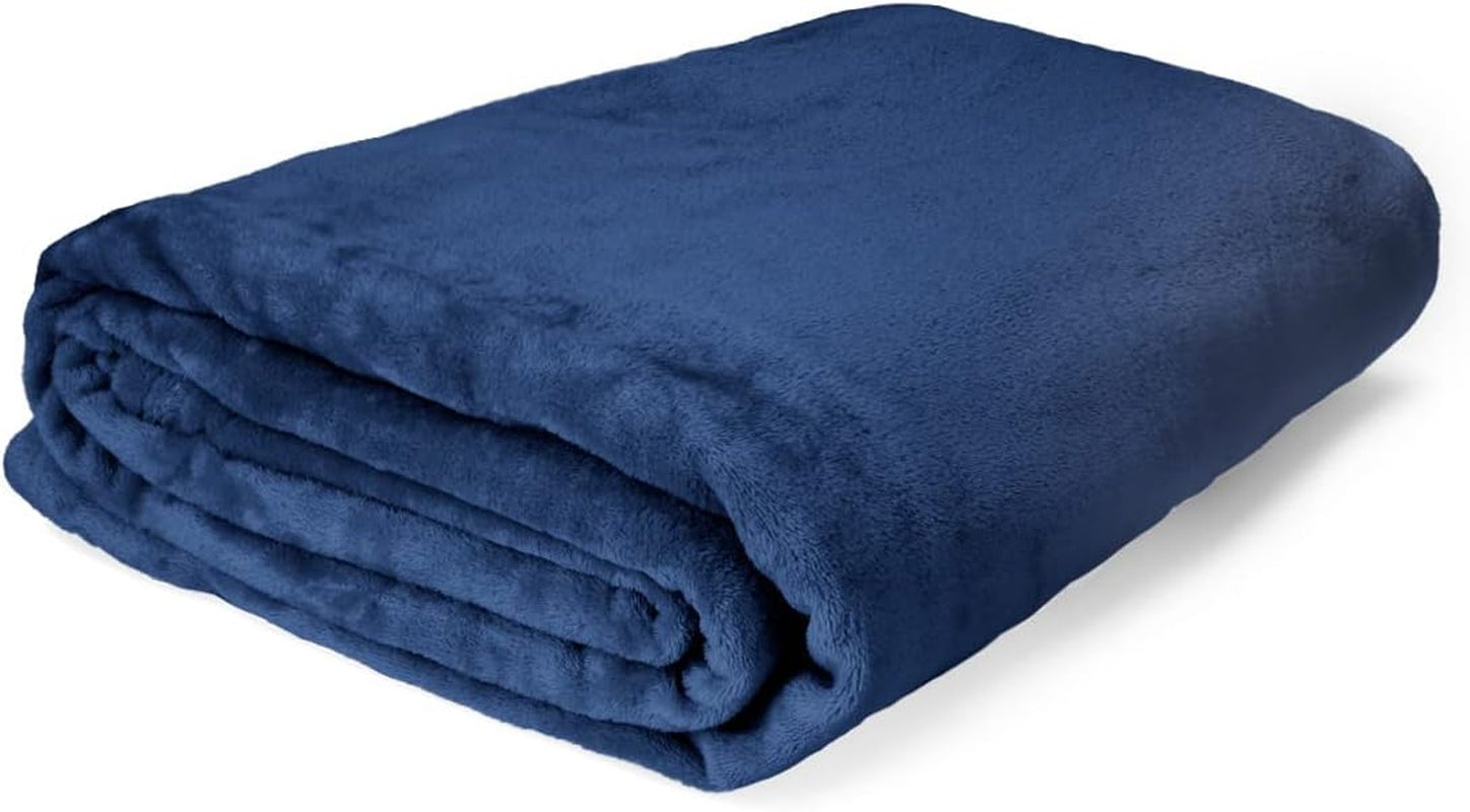 HOMLA Fluffy og varm rød fleece tæppe - til sofa og seng Komfortabel tæppe Sofa tæppe Stue tæppe - nem at vedligeholde 150 X 200 cm Pink Senge og tæpper Besuche den HOMLA-Store Navy Blue Mukava Polyester 200X220 Cm