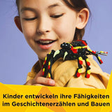 LEGO Creator 3I1 Vilde dyr: Overraskelsesedderkop - legetøj til at bygge om til en skorpion eller slangefigur - byggesæt med 3 modeller - gave til drenge og piger fra 7 år 31159 Byggesæt Besuche den LEGO-Store