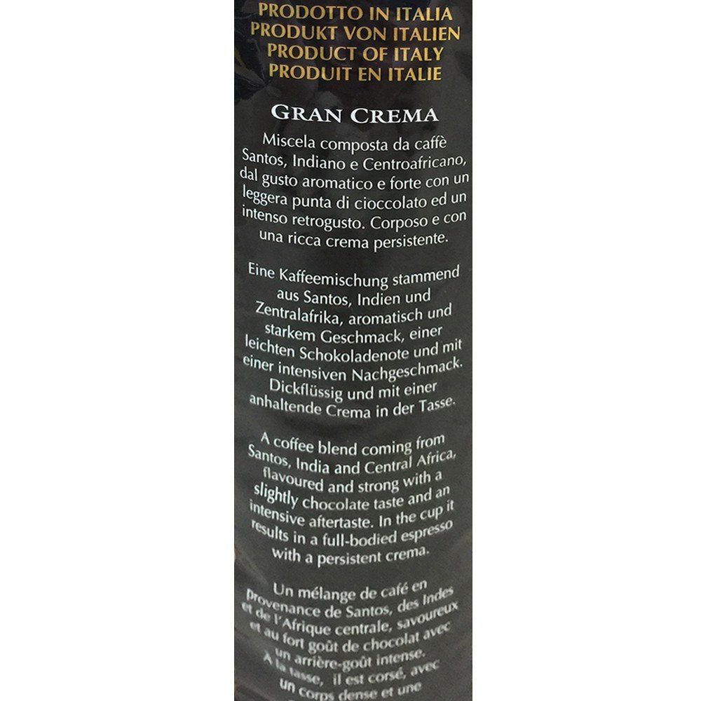 Kafffe, Bar Italia Espresso, gran crema (1 kg, pose), pakke med 1