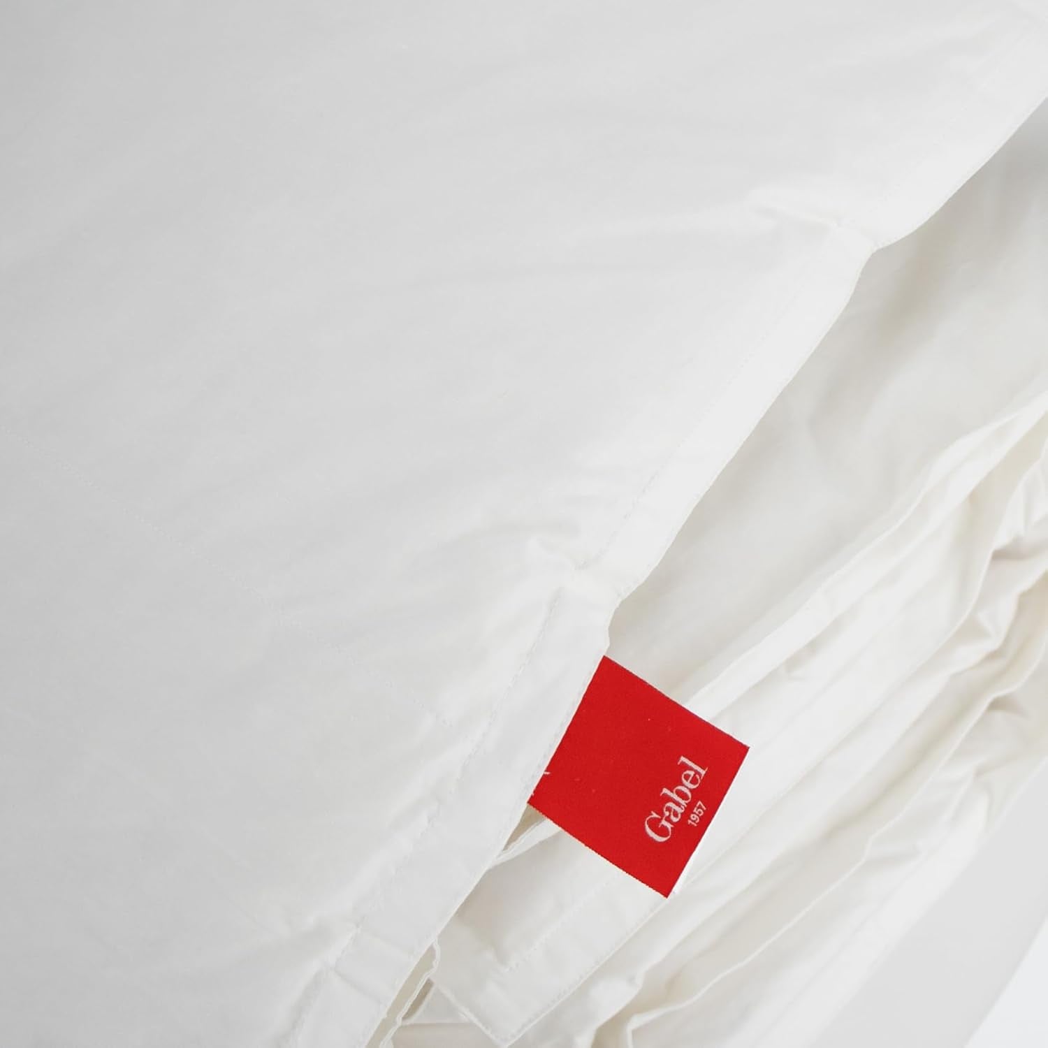 Nottetempo, gåsedunsdyne, enkeltseng, 205 X 155 X 2 Cm, Bianco Dyner og dyner Naty Shop