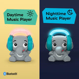 Baby Einstein Earl the Elephant Bluetooth-lydmaskine, musiksystem + natlys, baby til småbørnslegetøj Bebe Naty Shop