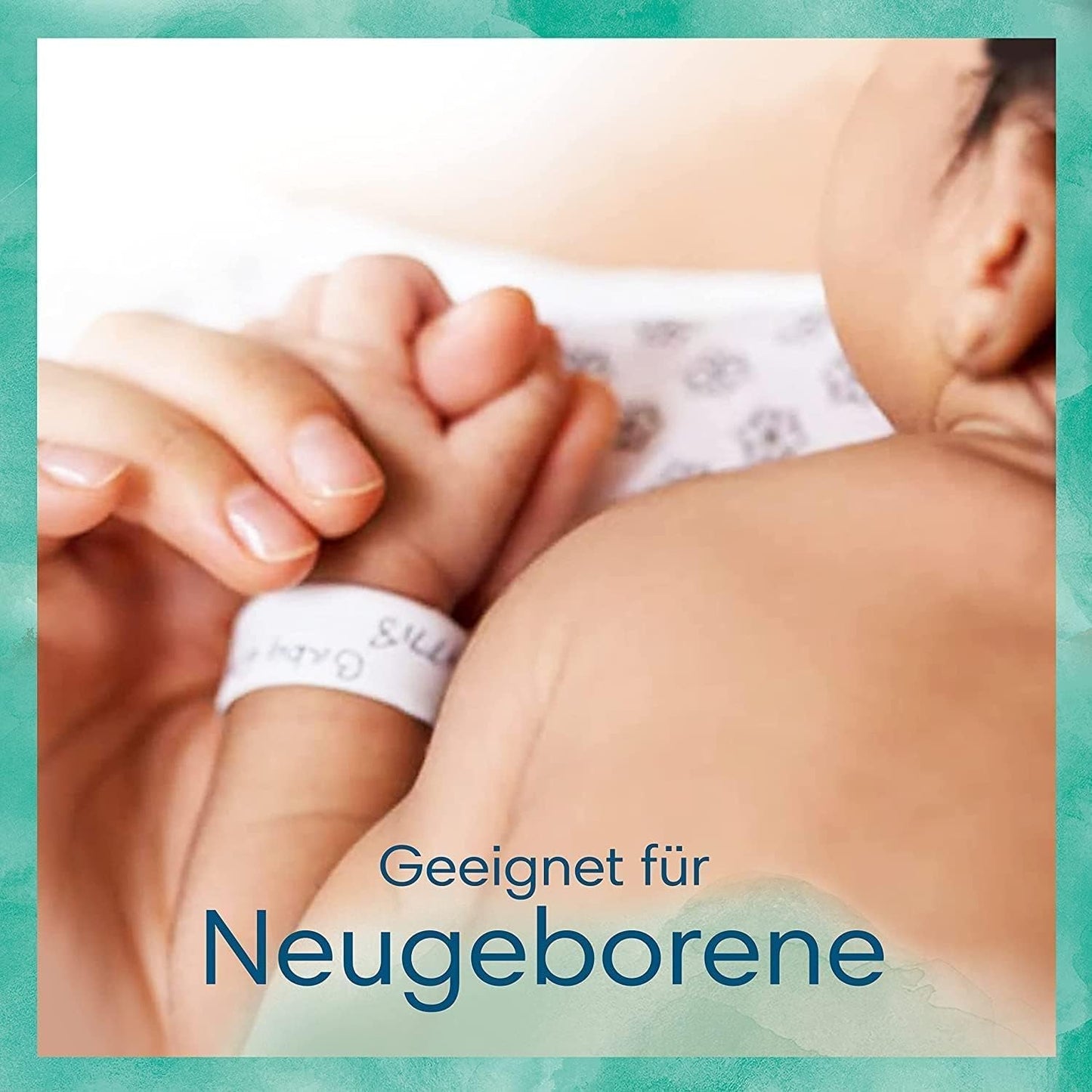 Harmonie Aqua Babyblesæt Størrelse 1 (2-5 kg, 180 stk), Størrelse 2 (4-8 kg, 240 stk), Half Moon Box og Aqua Baby Wipes, 720 Wipes (15 x 48), Baby Starter Kit