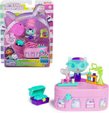 DREAMWORKS GABBY DOLLS HOUSE - Meerkätzchen Bobble Kitty møbelpakke, kattefigur med dukkehusmøbler og tilbehør, i alderen 3+