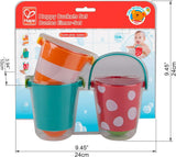Hape Farverigt spandesæt | Tredelt vandhjulsbadelegetøj til småbørn, flerfarvet Jucarii Bebe Naty Shop