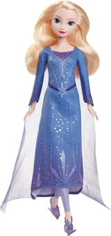 Mattel Disney The Ice Queen Elsa Doll, The Ice Queen Doll kæmmet blondt hår, Møbler, Aftagelige Sko, Disney Gaver, 3 år gammelt legetøj, HLW47 Naty Shop Elsa Dolls Ice Cream Look