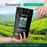 Økologisk Gyokuro japansk grøn te (100 g) | Premium bulk te | Raffineret umami smag og delikat sødme | GENPLANT