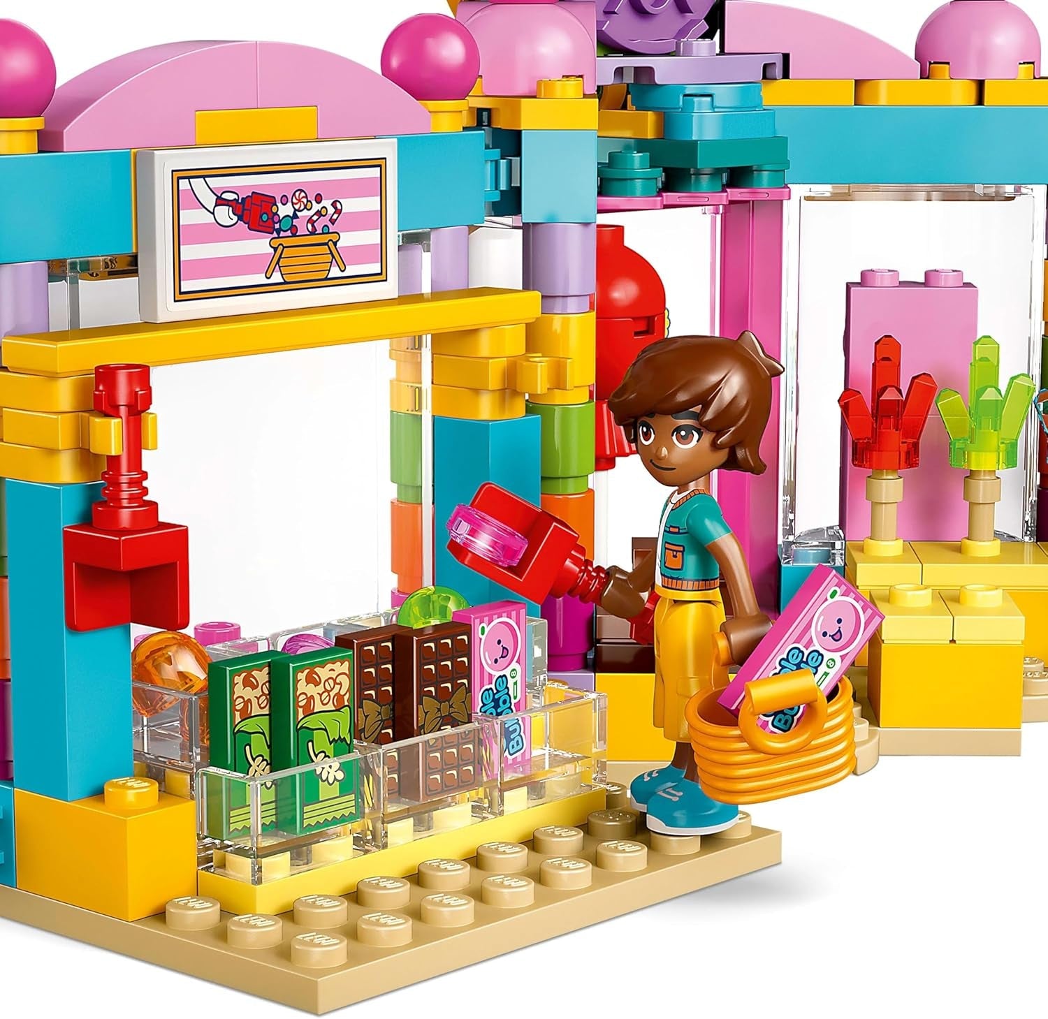 LEGO Friends Heartlake City Shop Legesæt til piger fra 6 år og opefter Rolleleg med 2 minidukker, mikrodukke og kattelegetøj 42649 Byggesæt Besuche den LEGO-Store