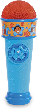Blå og spidser Blå mikrofon Blues Clues Tegnefilm Hundelegetøj til drenge og piger fra 3 år og opefter Multifarvet babylegetøj Naty Shop
