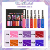 Øjeblikkelig hårfarve 6 farver Midlertidig hårmascara til piger og kvinder vaskbart hår kridt regnbuehårmascara hårfarve til karneval Halloween cosplay fest fødselsdag (A) Naty Shop hårfarve