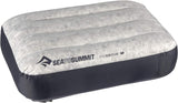 Sea to Summit - Eros dunrejsepude L - Ultralet og oppustelig - 10D materiale - Premium dunpude - Skridsikker - Til vandreture og camping - 42 X 28 X 12 Cm - Grå - 95 G Naty Shop rejsepuder Almindelig Grå