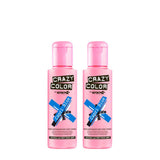 GO TOXIC UV semi-permanent hårfarvecreme, 100 ml (1 pakke) Naty Shop Blue hårfarve 100 Ml (1 pakke)