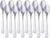 Rustfrit stål kaffeske Rund kant Design 12 Pack Sølv Naty Shop Køkken Enkelt Model Lige