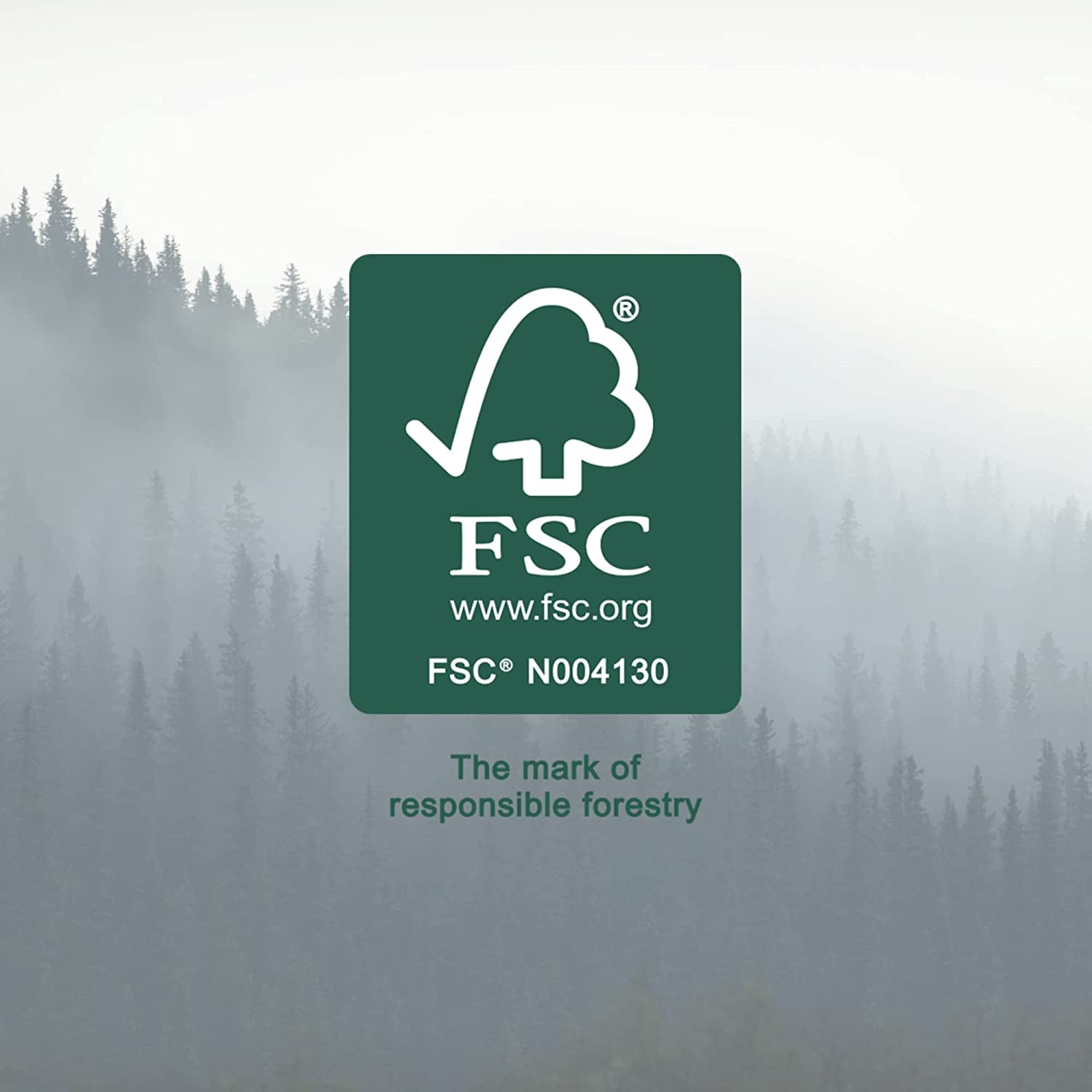 By Amazon Toiletpapir, 3 lag, 10 ruller (10 ruller, 1-pak) 200 ark pr. rulle, Fsc certificeret