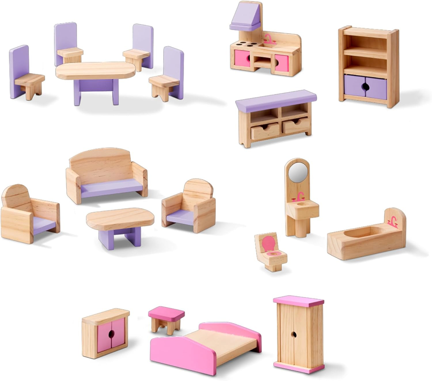 Melissa & Doug Trædukkehus