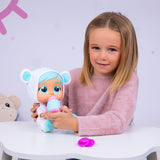Cry Babies Loving Care Kristal Doll, Kristal Loving Care Baby Doll med 3 tilbehør til lægeleg, sygepleje, Crying with Real Tears, Legetøj i 18 måneder baby