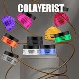 COLAYERIST Midlertidig vaskbar sort hårfarve Hårfarvevoks til mænd og kvinder Hårmascara til fest eller cosplay rod-fri hårfarveprodukter Hårfarve Naty Shop