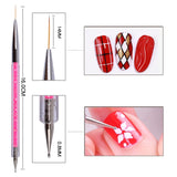 Nagel Art Fineliner Pinsel[5 Stück],Nagel Art Liner Pinsel,Professionel Detail Pinselet,Nagellack Pinsel,Für Nail Art Design Malersalon,Nageldesign Nagel Fußpflege
