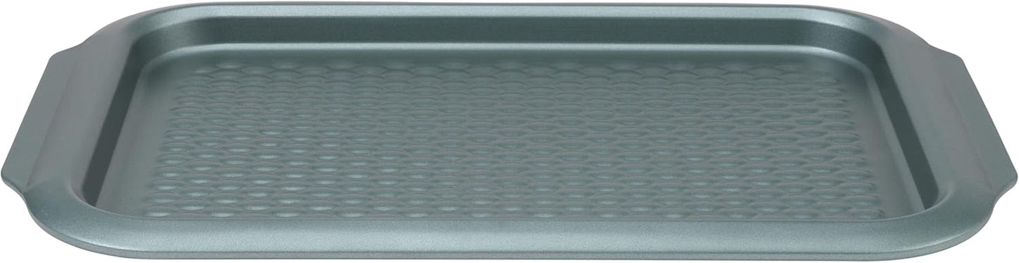 Progress BW09819G2EU7 Shimmer Kollektion, Runde Backform Aus Kohlenstoffstahl Mit Antihaftbeschichtung, Ideal Für Pies, Kuchen, Torten Und Quiches, 28 Cm, Grün Forme og bageplader Naty Shop 39Cm Backblech
