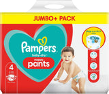 Pampers Baby-Dry bleer, str. 8, 43 bleer, fra 19 kg, Jumbo+ pakke