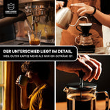 KING'S COFFEE - SÆRLIG RISTNING - 1 kg Barista Premium Espresso bønner - Kaffe med lav syreindhold - Lille batchristning i Italien - Den fineste Arabica-Robusta-blanding til fuldautomatiske og portafiltermaskiner