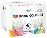 Gel madfarve, beige, champagnefarve, 20 g. Food coloring for a wide range of applications for decorating cakes, tarts, cream, sponge cake, royal icing, macarons.