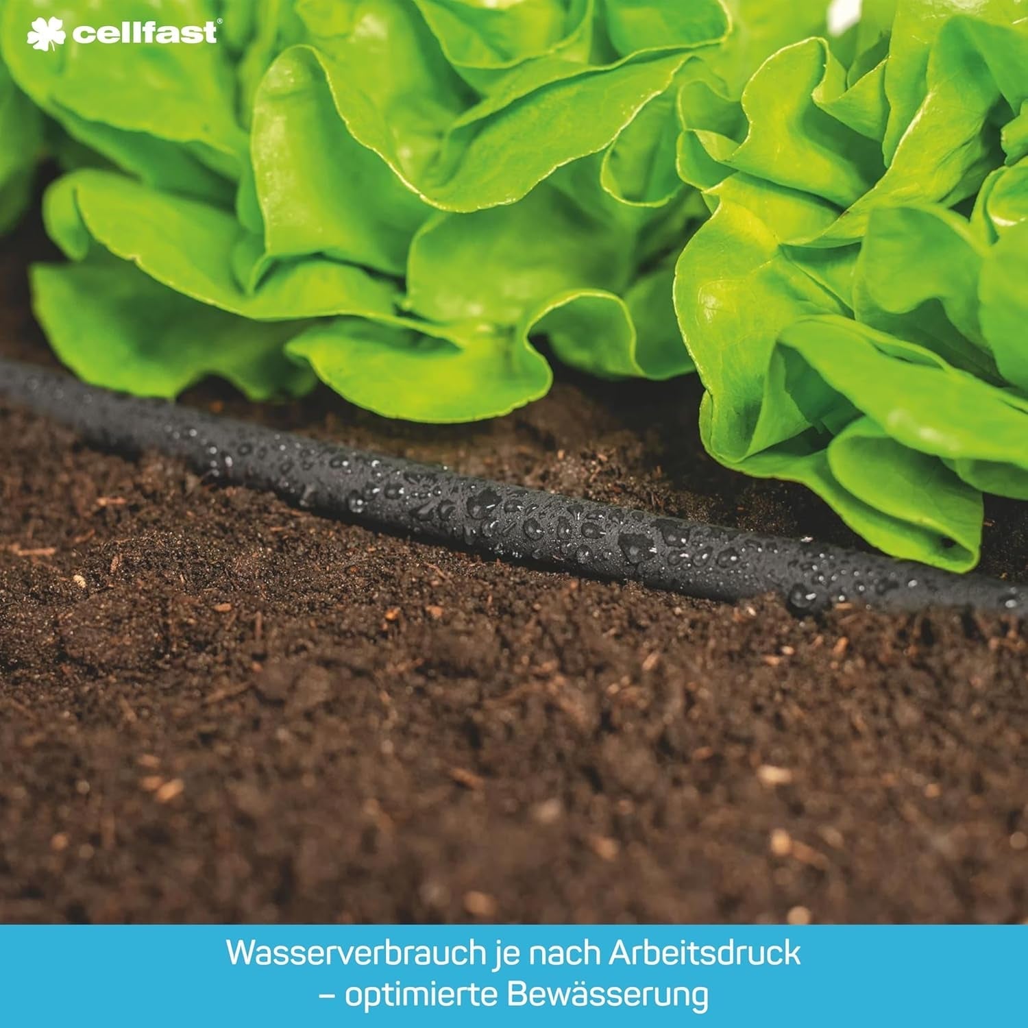 Drypvandingsslange Vandingsslange 1/2" 7,5m 3-delt slangesæt
