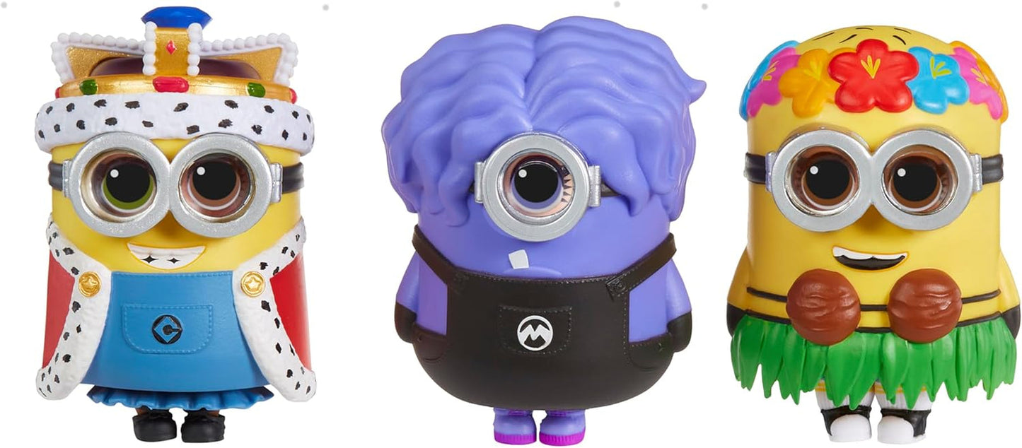 LOL overraskelse! Loves Minions Tots - Indeholder 1 dukke med outfit og tilbehør, Minions inspireret bold, skjult emballage, 6 samledukker