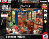Schmidt Spiele 59977 Secret Puzzle Father's Workshop 1000 brikkers puslespil Naty Shop Standardtitel
