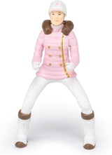 PAPO - Hestefigur - Rider Fashion Winter, passion for ridning, legetøj til børn fra 3 år. Naty Shop actionfigurer