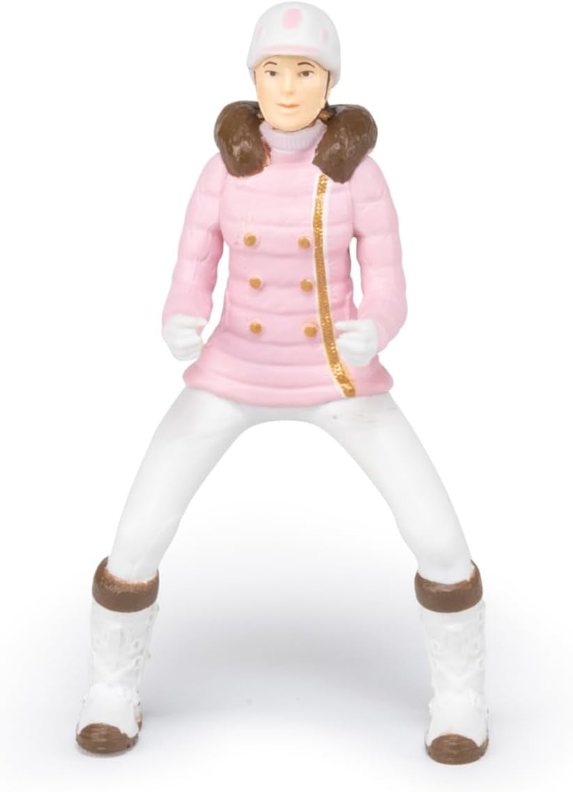 PAPO - Hestefigur - Rider Fashion Winter, passion for ridning, legetøj til børn fra 3 år. Naty Shop actionfigurer