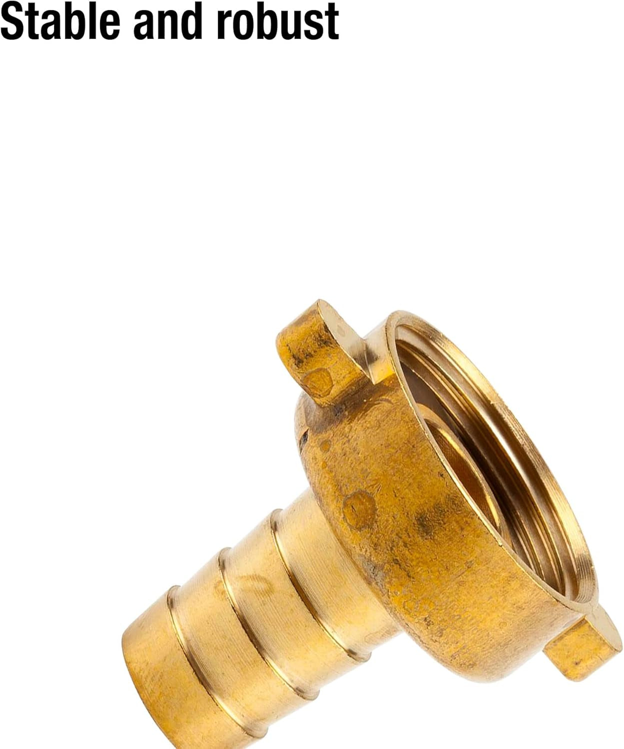 Gardena messing slangefitting, 2-delt: højkvalitets messing fitting, 26,5 mm (G 3/4") gevind, til 1/2" (13 mm) slanger (7140-20)